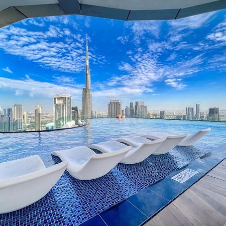 Apartament Highest Infinity Pool In Downtown Dubaj Zewnętrze zdjęcie