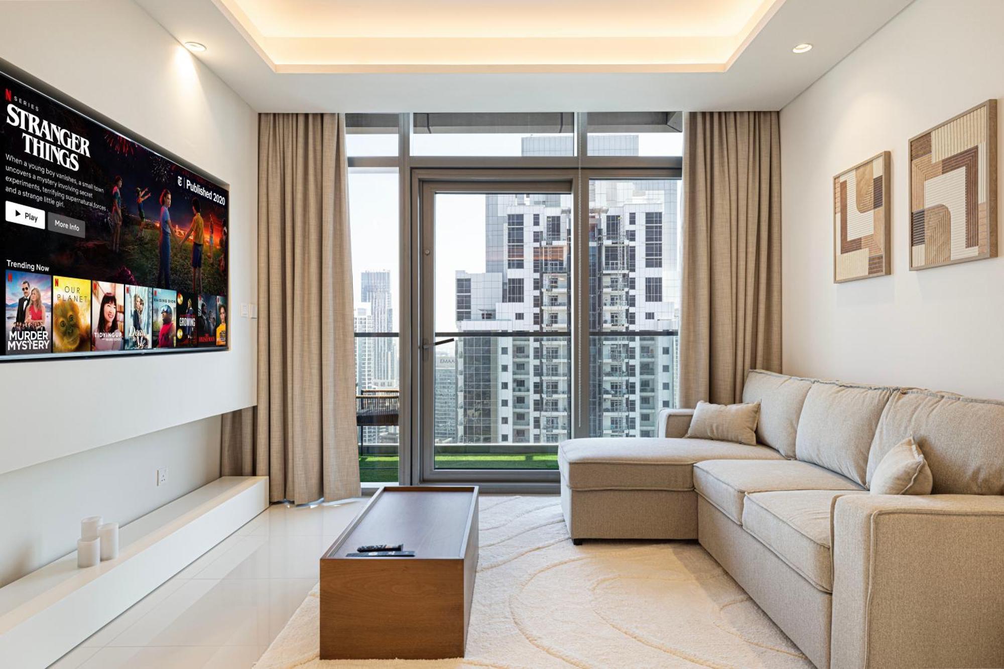 Apartament Highest Infinity Pool In Downtown Dubaj Zewnętrze zdjęcie