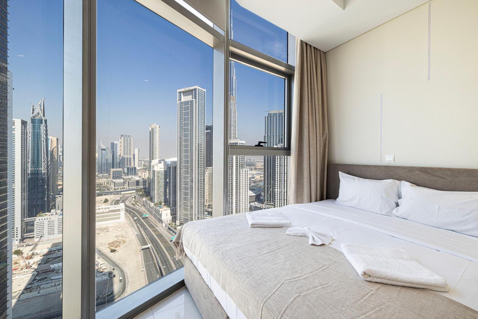Apartament Highest Infinity Pool In Downtown Dubaj Zewnętrze zdjęcie