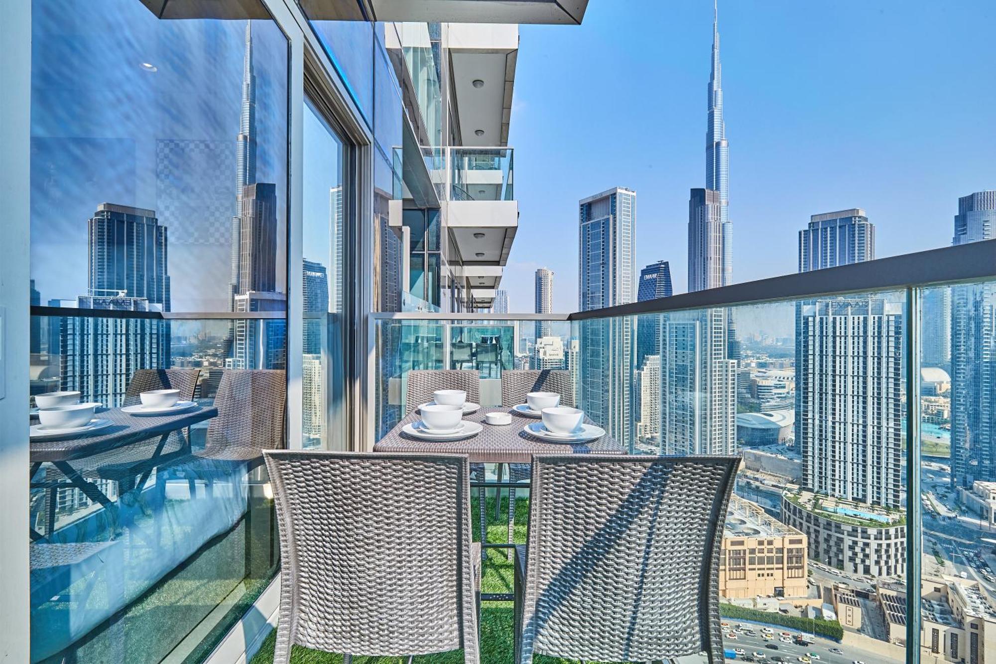 Apartament Highest Infinity Pool In Downtown Dubaj Zewnętrze zdjęcie