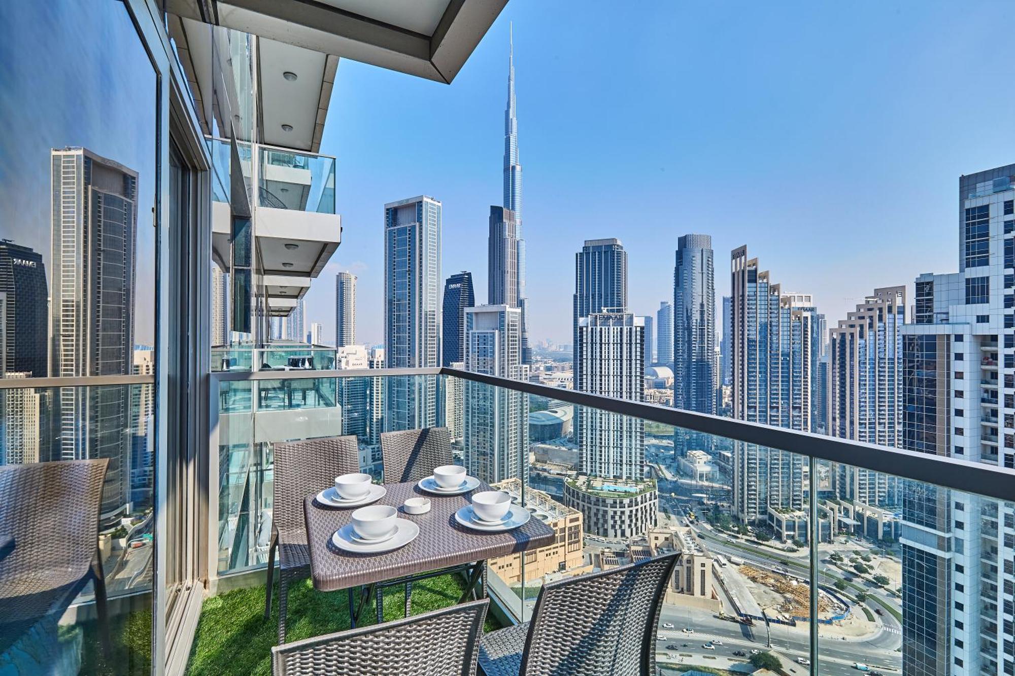 Apartament Highest Infinity Pool In Downtown Dubaj Zewnętrze zdjęcie