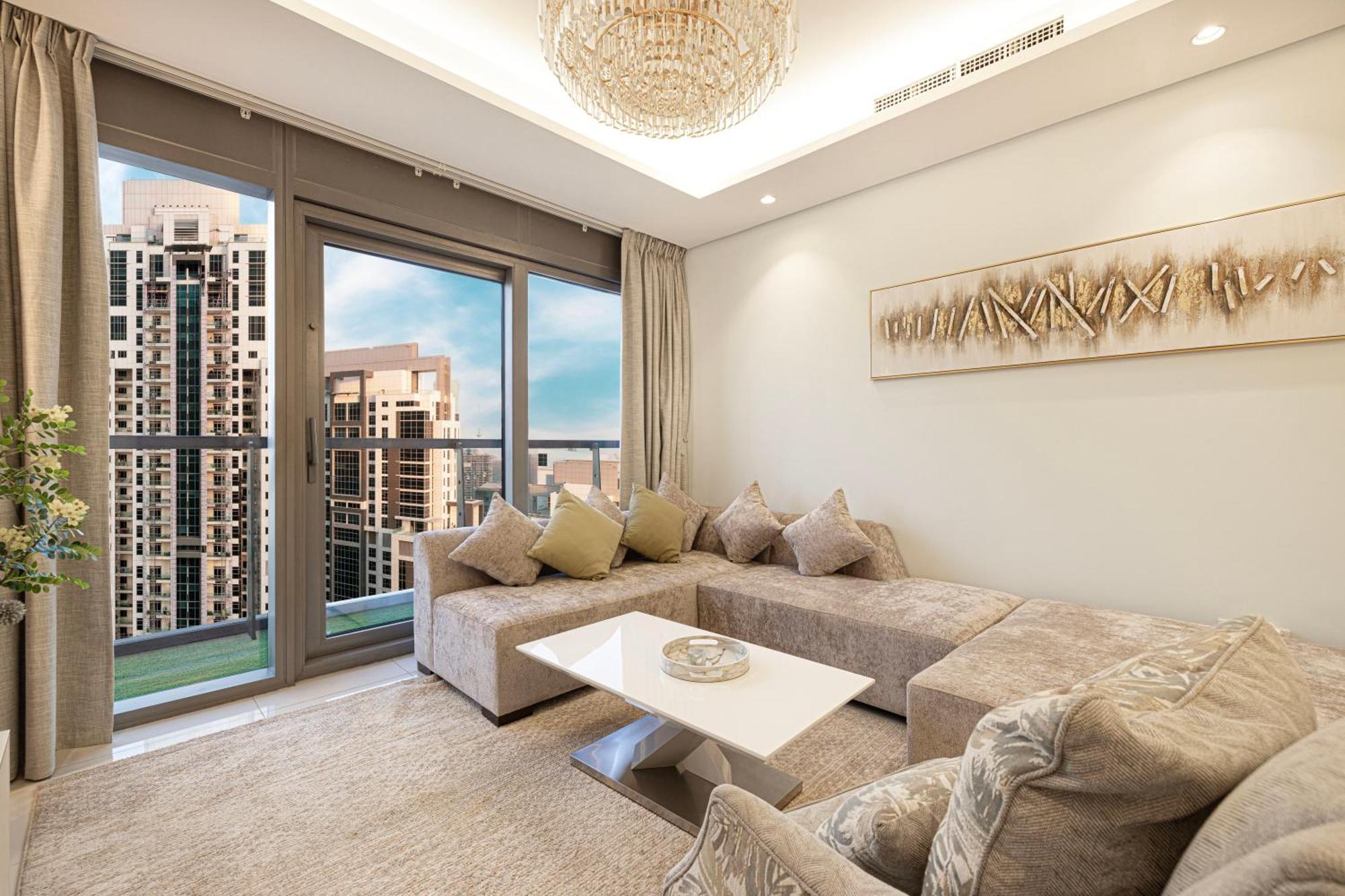 Apartament Highest Infinity Pool In Downtown Dubaj Zewnętrze zdjęcie