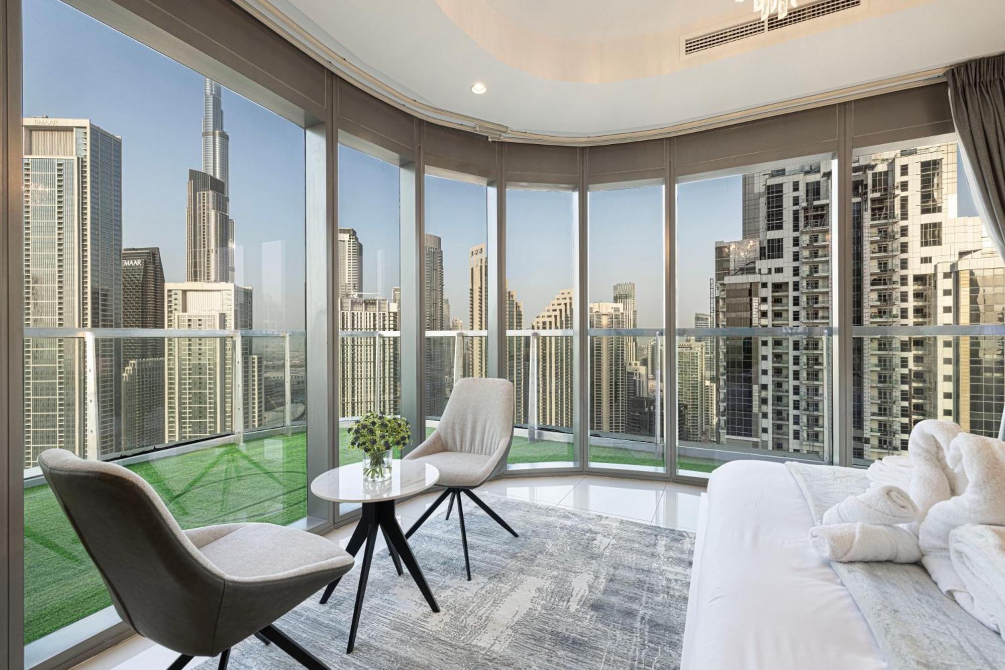 Apartament Highest Infinity Pool In Downtown Dubaj Zewnętrze zdjęcie
