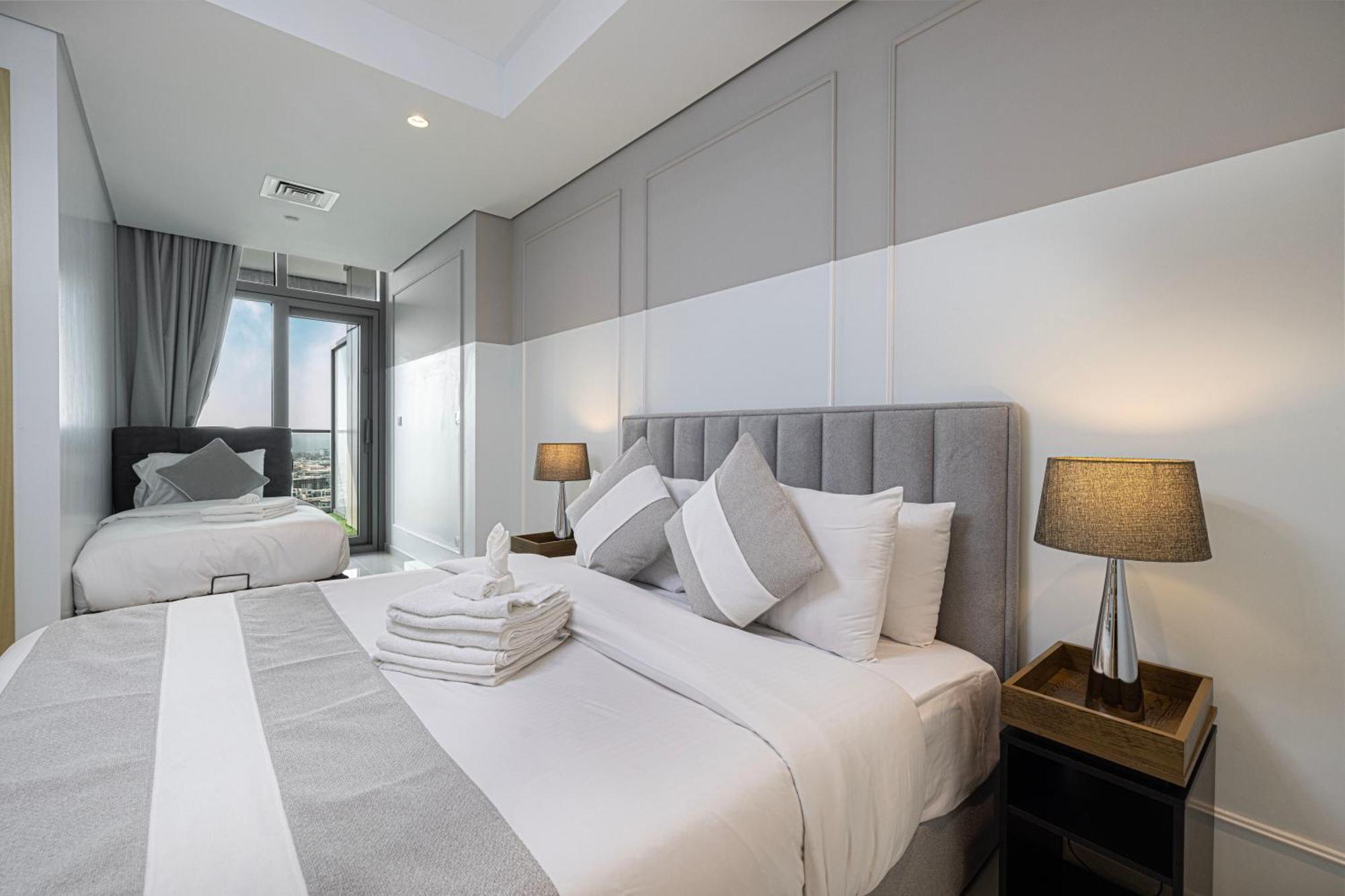 Apartament Highest Infinity Pool In Downtown Dubaj Zewnętrze zdjęcie