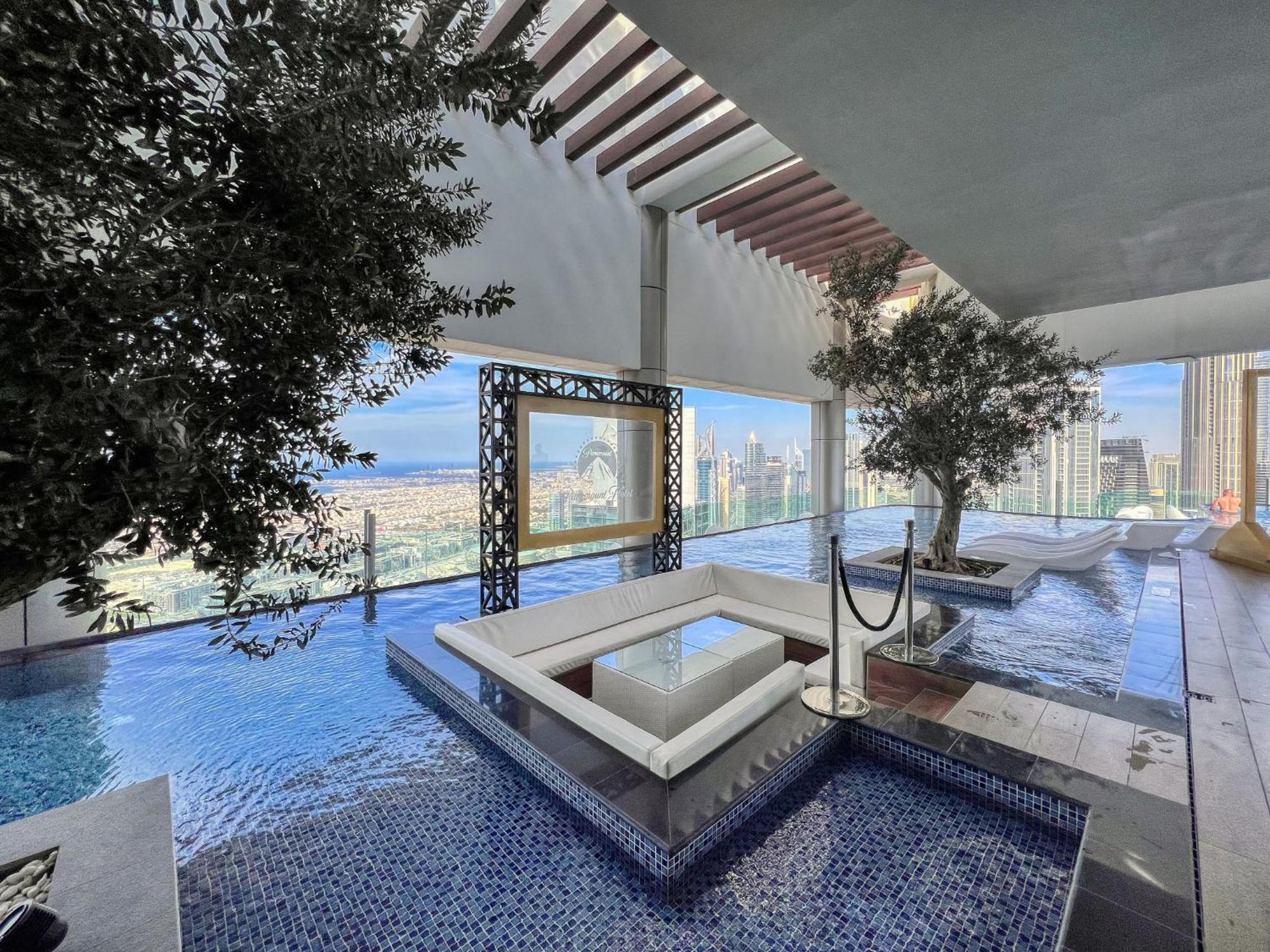 Apartament Highest Infinity Pool In Downtown Dubaj Zewnętrze zdjęcie