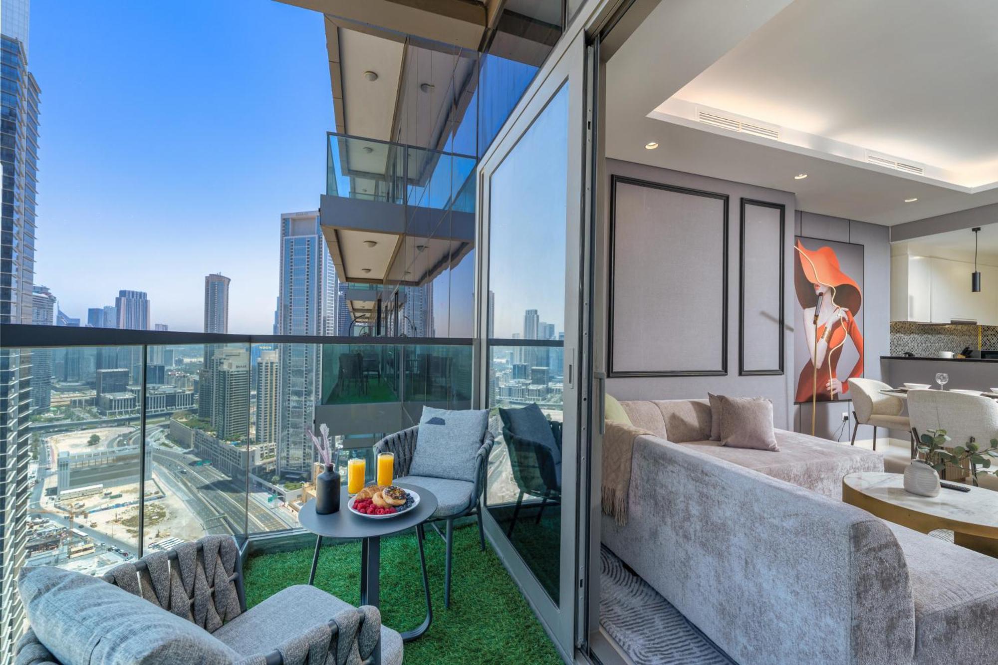 Apartament Highest Infinity Pool In Downtown Dubaj Zewnętrze zdjęcie