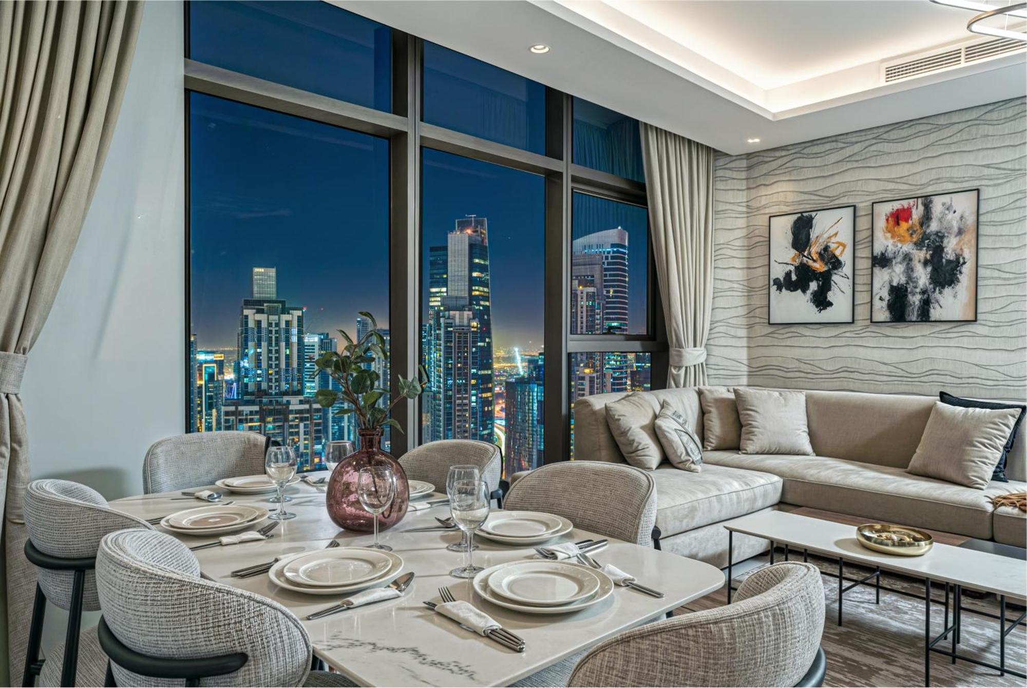 Apartament Highest Infinity Pool In Downtown Dubaj Zewnętrze zdjęcie