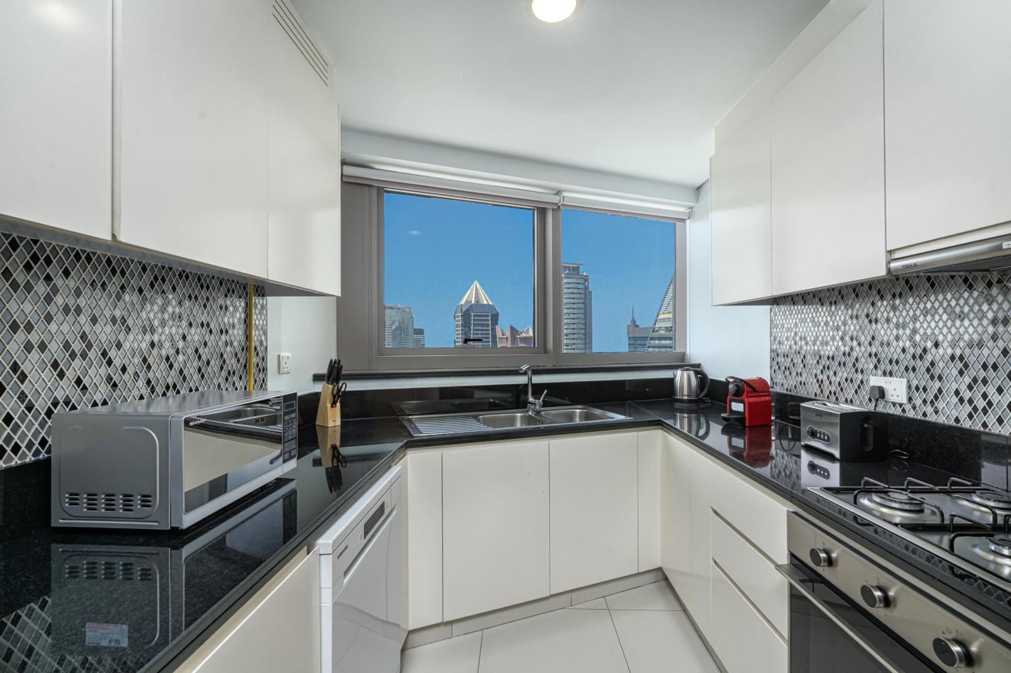 Apartament Highest Infinity Pool In Downtown Dubaj Zewnętrze zdjęcie